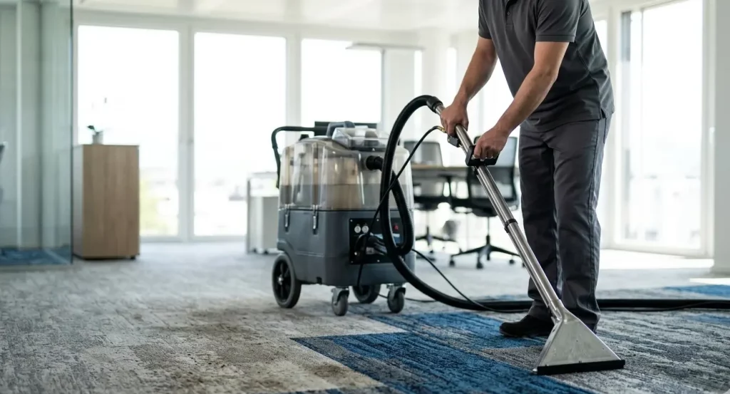 Nettoyage de tapis à Lausanne par méthode injection extraction